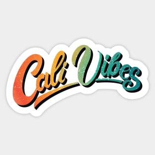 Cali Vibes California Sticker